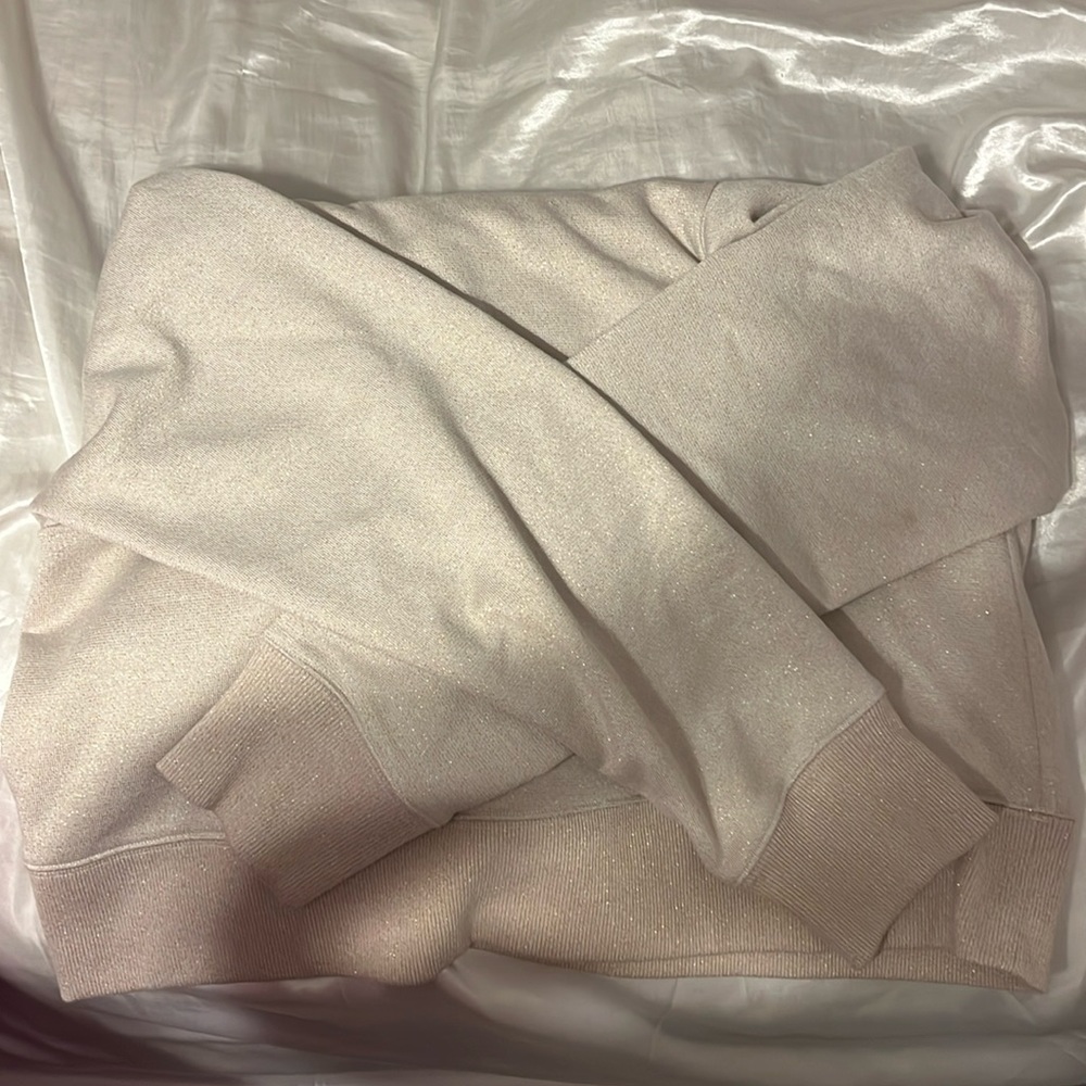 Cropped scuba hoodie